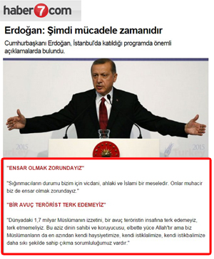 Mr. Erdoğan:” We Must Protect The Honour of 1.7 Bi